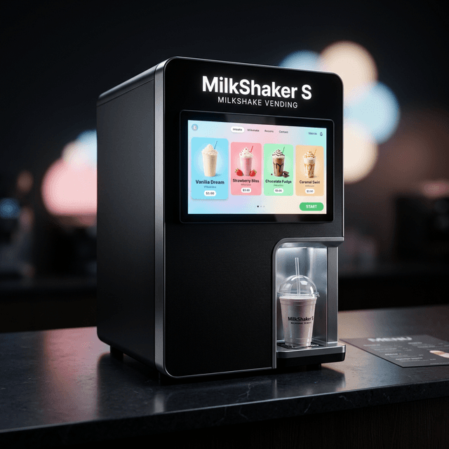 MilkShaker S compact machine in action