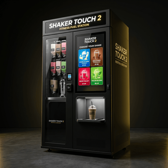 Shaker Touch 2 protein shake vending machine